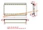 PPGI-Rollformmaschine für Regalleisten 7.5KW-SPS-Steuerung